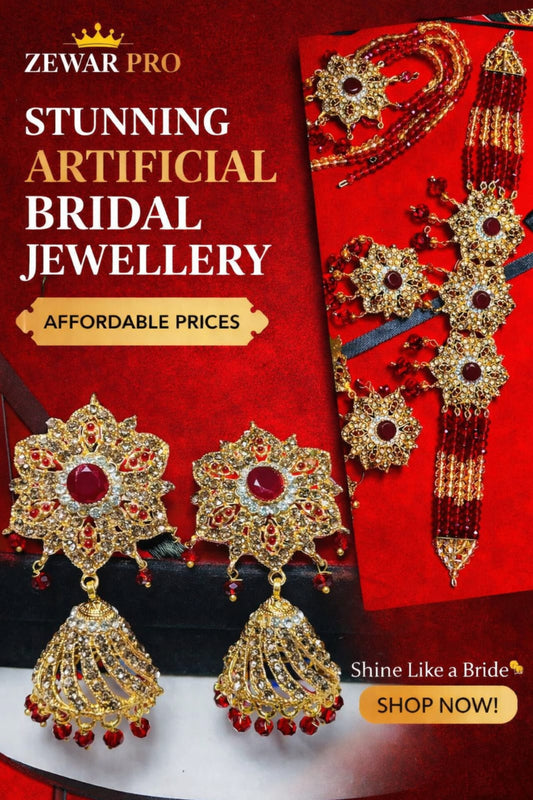 Luxury Gold Plated Bridal Jewelry Set